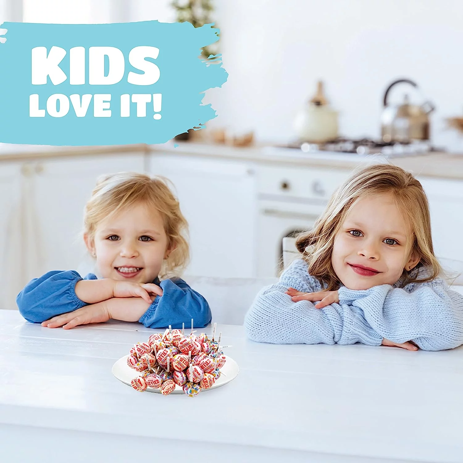 Smarties Mega Lollipops, Vegan Hard Candy Pops, Bulk Pack 30 Count, 2.2 Pounds