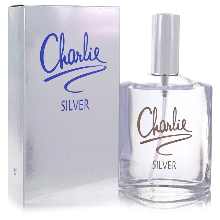CHARLIE SILVER by Revlon Eau De Toilette Spray 3.4 oz for Women Pack of 4