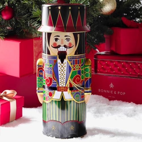 BONNIE AND POP - Christmas Gift Baskets - Chocolate, Cookies, Gourmet, Snacks, Candy Brittle, Food, Holiday Care Package for Families, Friends, College, Office, Men, Women, Students,Her, Mom Him Stocking Stuffer Idea