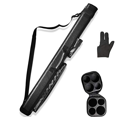 2x2 Hard cue case Square Pool Cue Billiard Stick Carrying Case