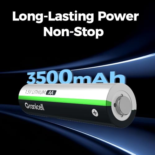 16-Pack 3500mAh Lithium AA Batteries | 1.5V for Blink Cameras, Smart Locks, Alarms & Tech Devices | 10-Year Life, Leak-Proof, Extreme-Temp Resistant (Non-Rechargeable)