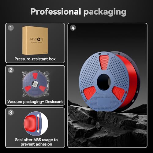 3D Printer Filament, ABS Filament 1.75mm, High Strength and Toughness, Dimensional Accuracy +/- 0.02mm, 1kg(2.2lbs) 3D Printing Filament (Gold)