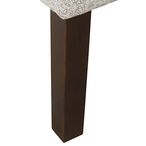 HomePop Velvet Swoop Arm Accent Chair, Suri Blue