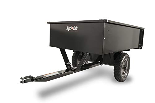Agri-Fab 45-0101 Steel Utility Lawn & Garden Dump Cart, For Riding Lawn Mowers, 12 cu ft/750# Capacity; 16