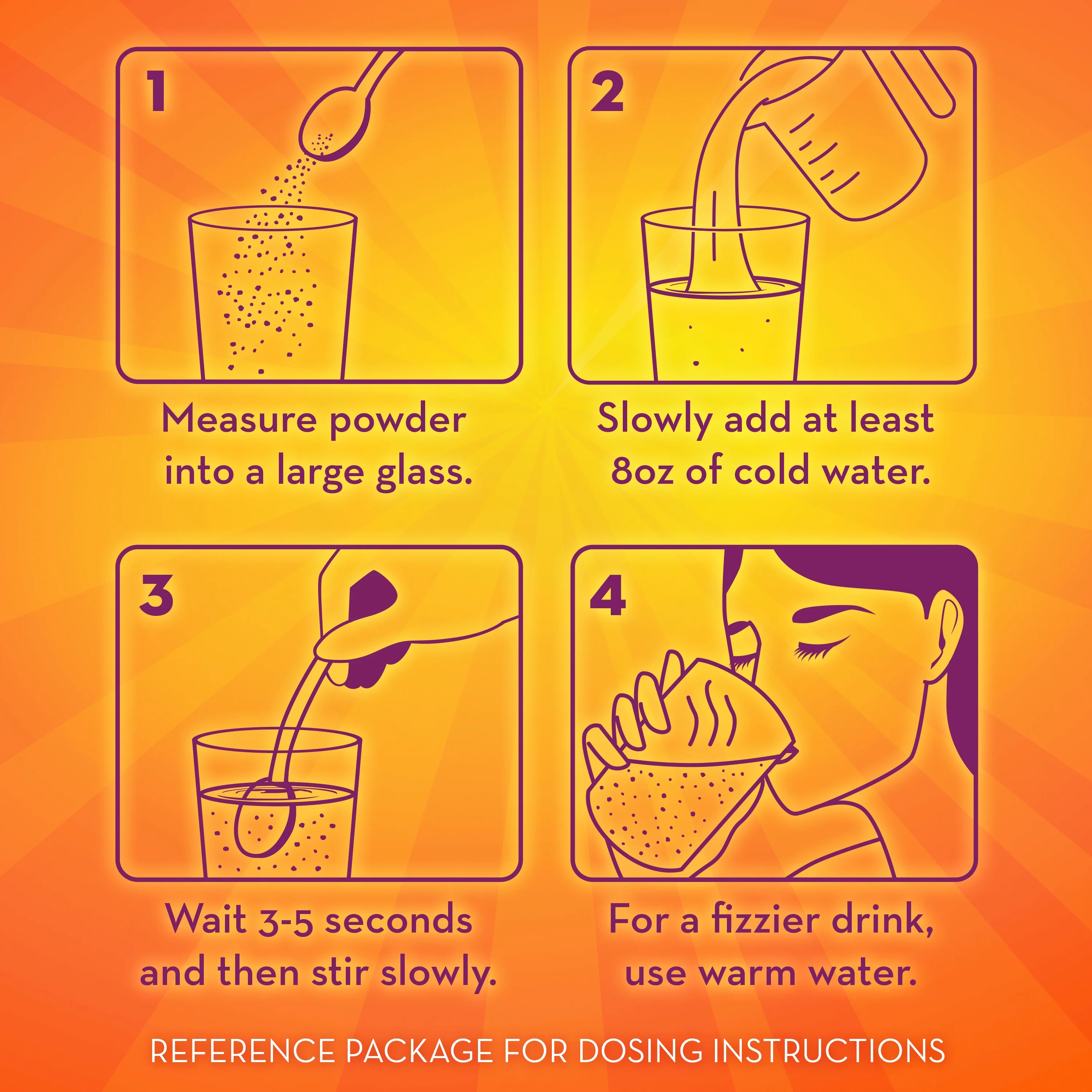 Metamucil Daily Fiber Supplement with Vitamins C, D & B12, Sparkling Fiber, Citrus, 50 Servings