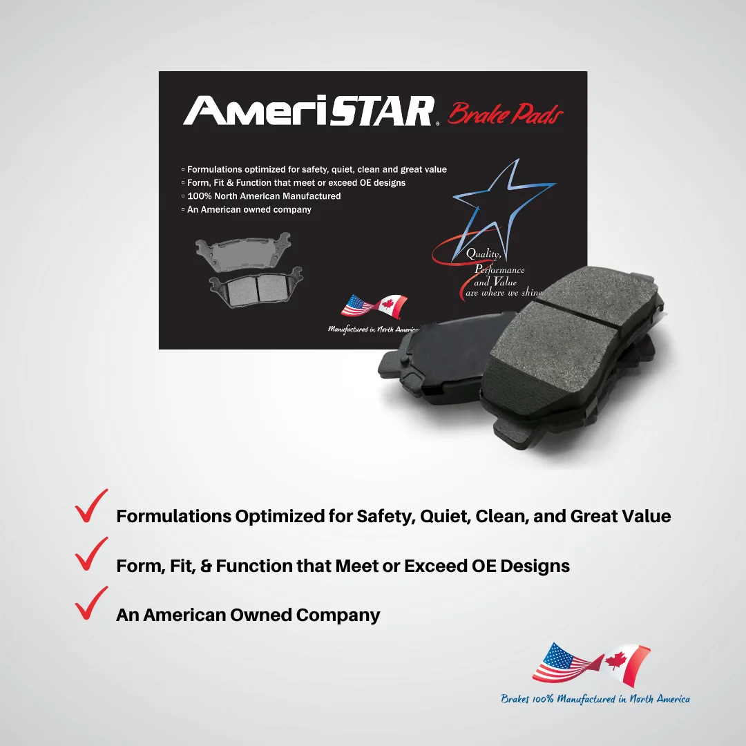AmeriBRAKES Semi-Metallic Disc Brake Pads with included lubricant, AmeriSTAR STM84 - For Diplomat Volare Fifth Avenue Gran Fury Aspen Cor Fits select: 1976-1980 PLYMOUTH VOLARE, 1976-1980 DODGE ASPEN