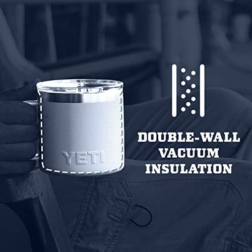 YETI Rambler 10 oz Stackable Mug, Vacuum Insulated, Stainless Steel with MagSlider Lid, Stainless