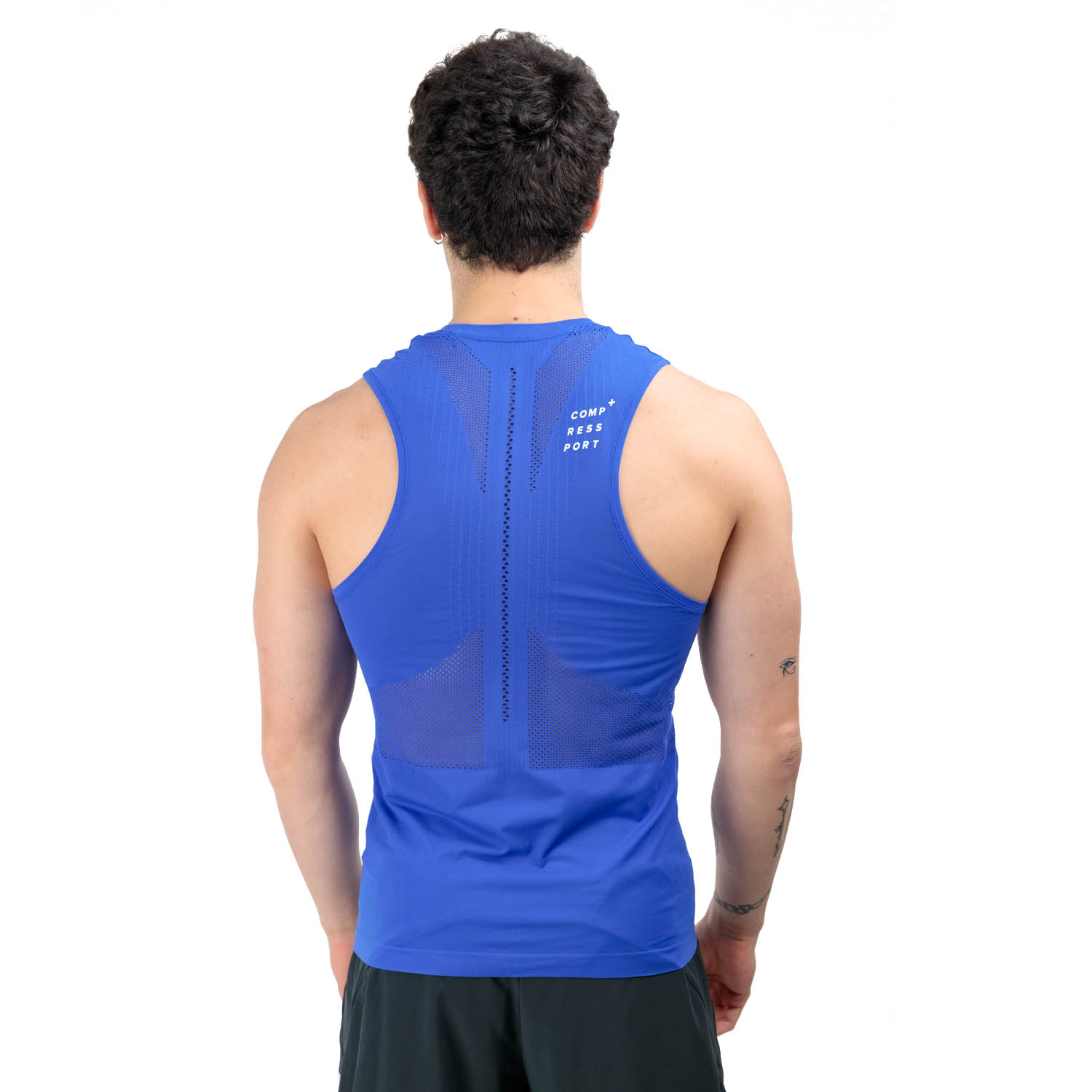 Compressport Pro Racing Canotta Dazz Blue