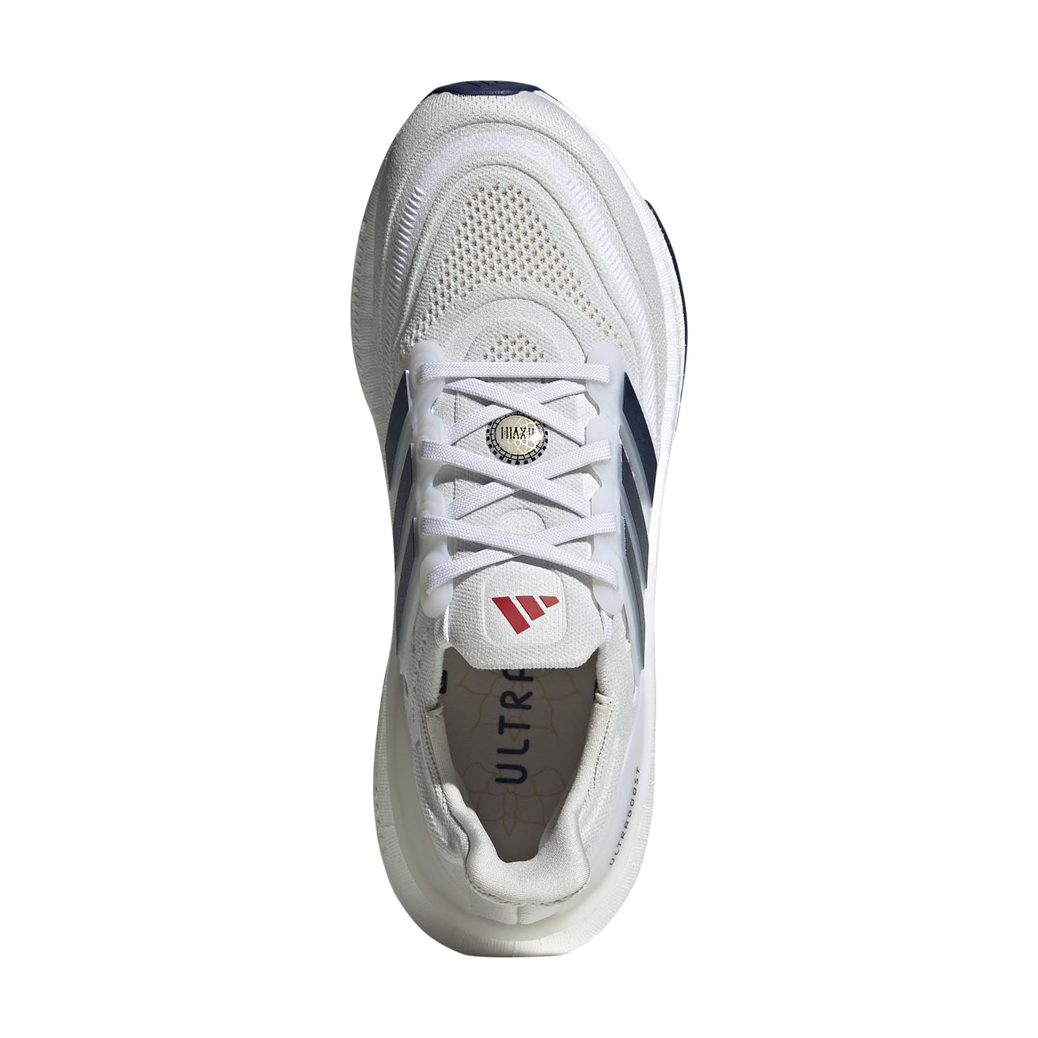 adidas Ultraboost Light Crystal White/Dark Blue/Gold Metallic