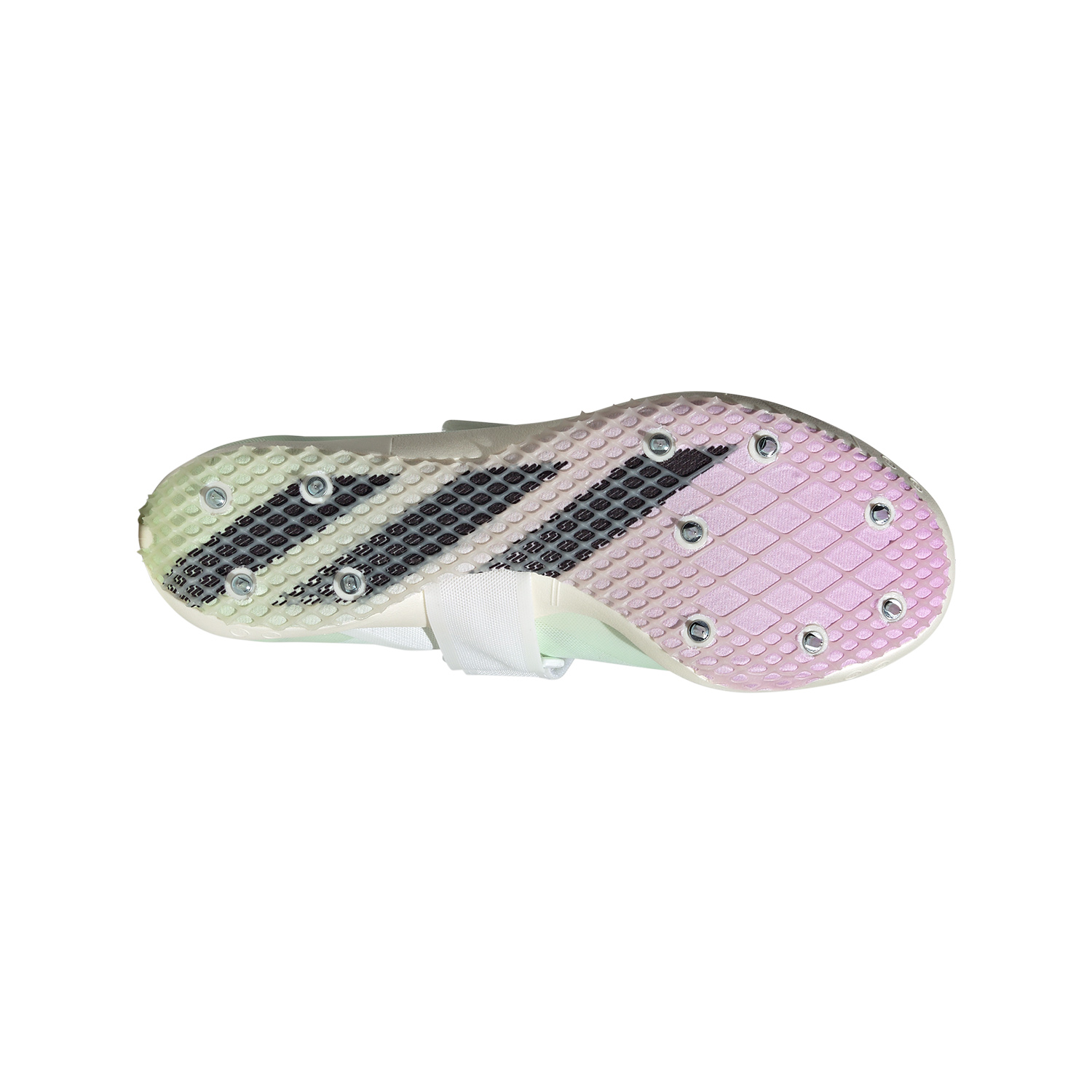 adidas adizero High Jump Cloud White/Core Black/Green Spark
