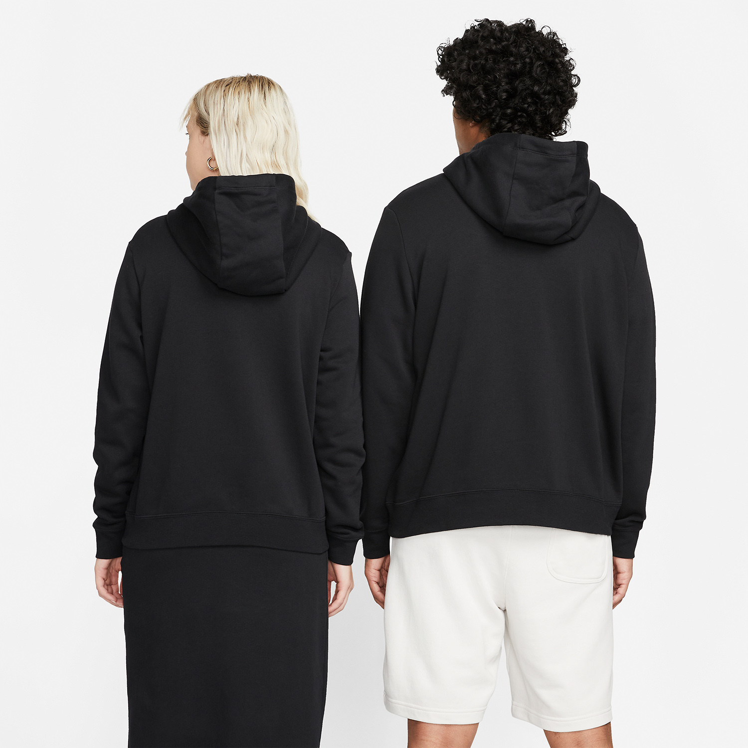 Nike Club Felpa Black/White