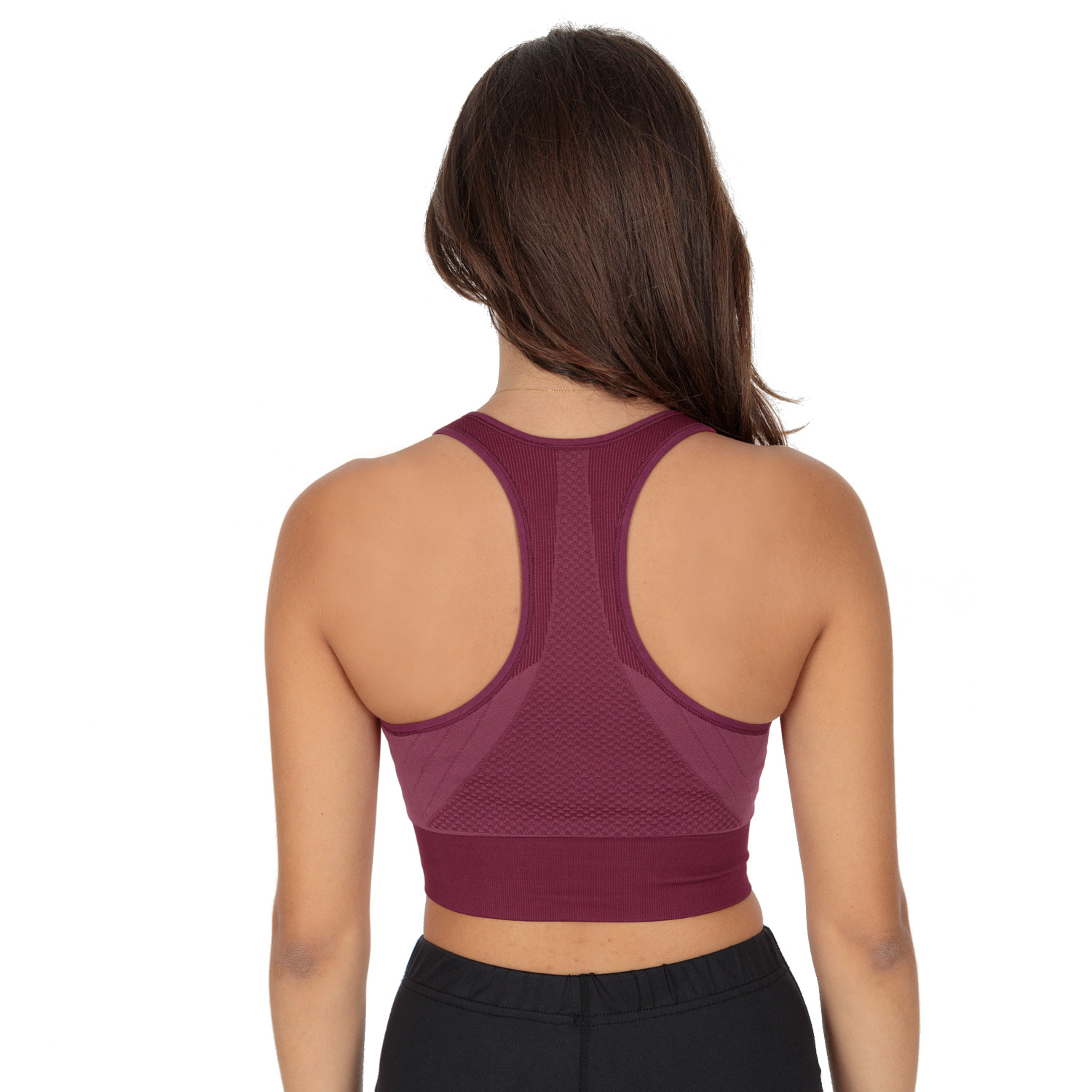 Odlo Logo Reggiseno Sportivo Raspberry Fudge