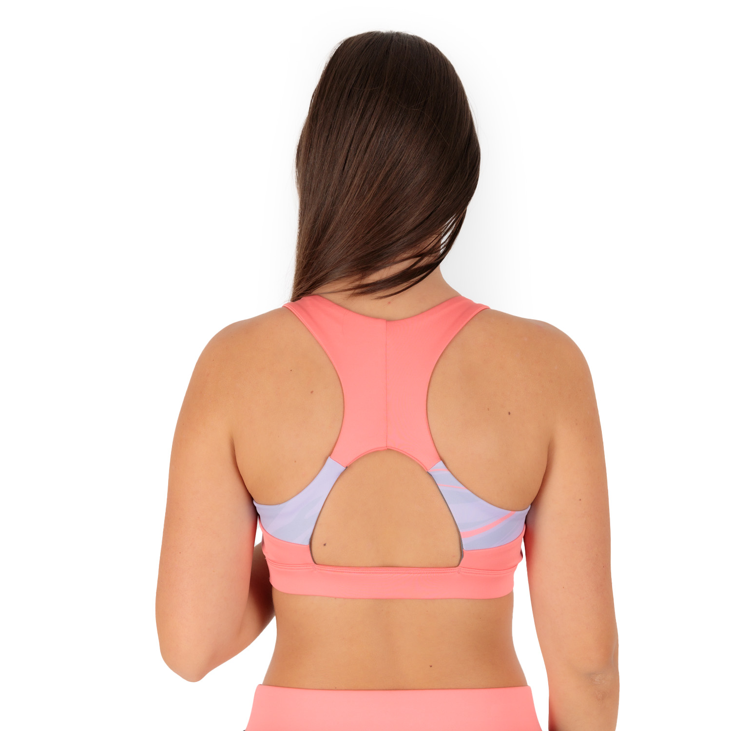 Mizuno Alpha Graphic Reggiseno Sportivo Pastel Lilac