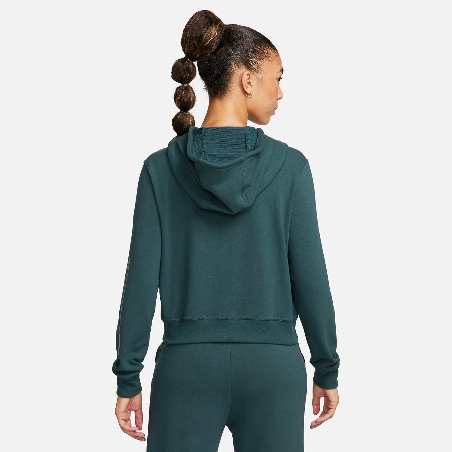 Nike Pro Dri-FIT One Felpa Deep Jungle/Metallic Silver