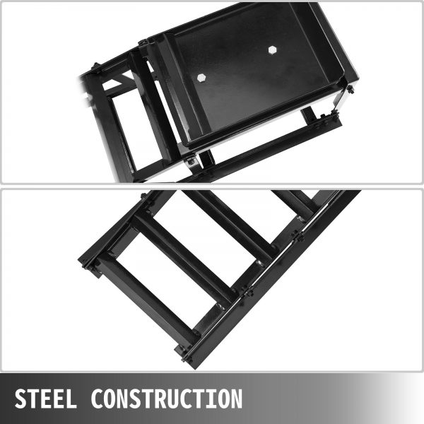 Hydrauliczne Rampy Samochodowe VEVOR 5T / 11000 lbs – Niski Profil – Zestaw 2 szt. – Czarny