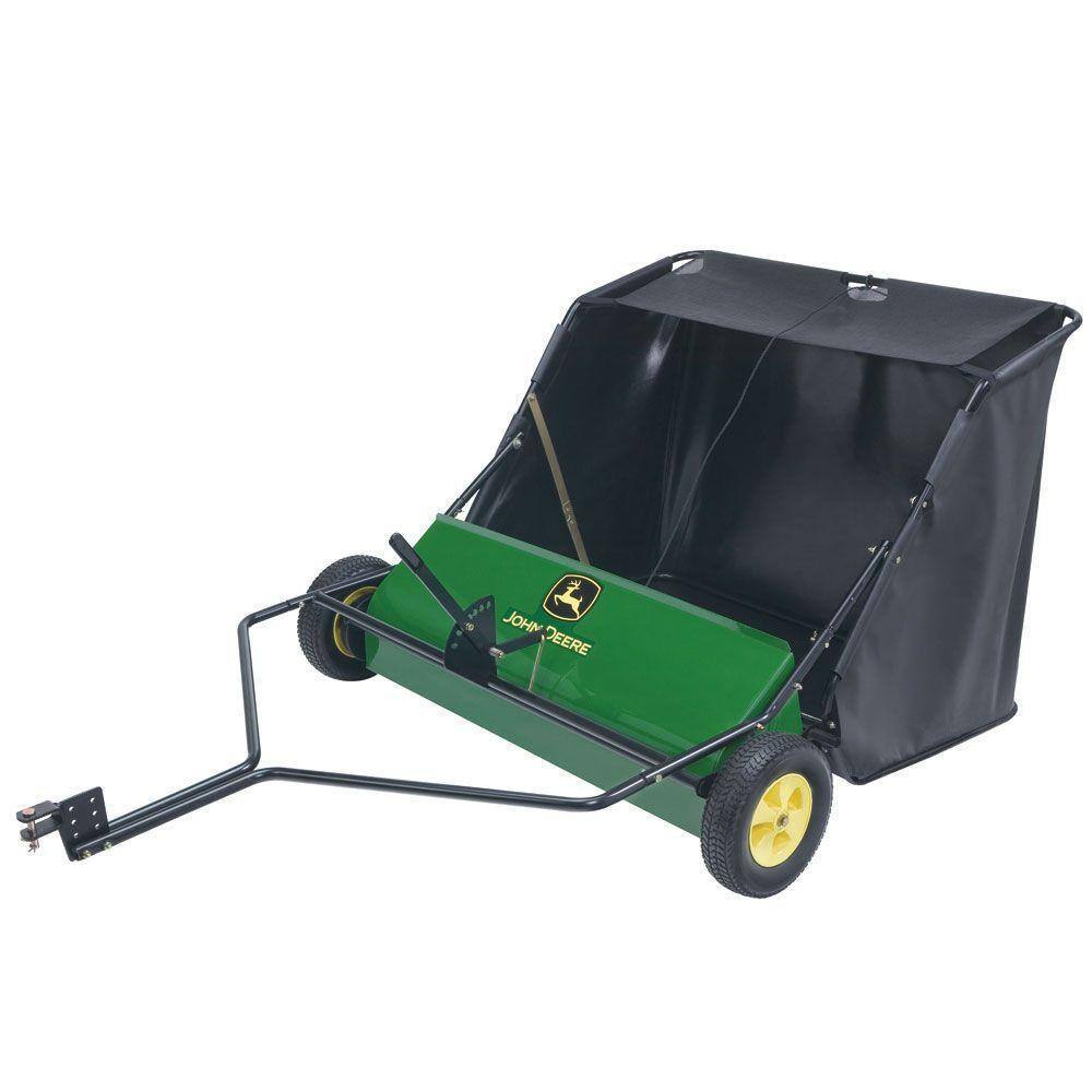 John Deere Zamiatarka do Trawników 42″ do Ciągnięcia, Pojemność 24 cu. ft., Regulowane Szczotki