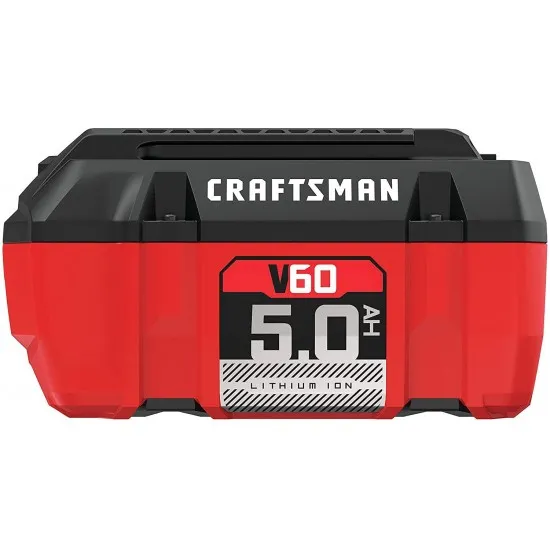 Akumulator CRAFTSMAN V60 5.0Ah Li-Ion z Wskaźnikiem LED, Brak Efektu Pamięci, 4-Letnia Gwarancja