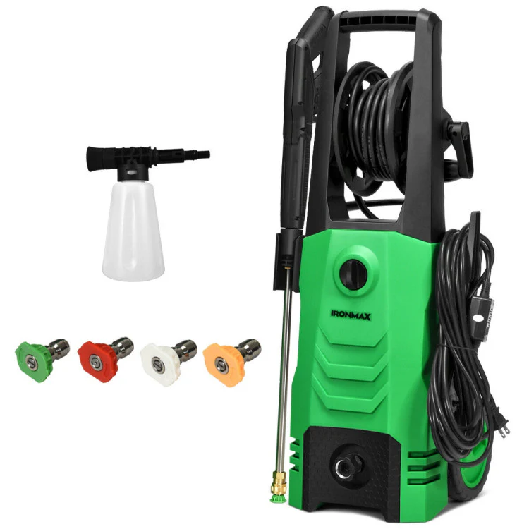 3500PSI Elektryczna Myjka Ciśnieniowa 2,6 GPM 1800W Przenośna Wysokociśnieniowa Myjka z 4 Dyszami