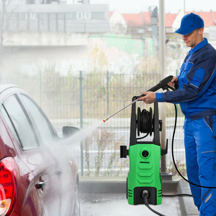 3500PSI Elektryczna Myjka Ciśnieniowa 2,6 GPM 1800W Przenośna Wysokociśnieniowa Myjka z 4 Dyszami
