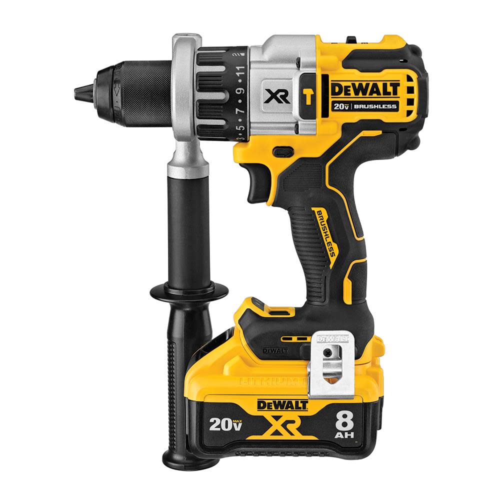 DEWALT 20V MAX POWER DETECT XR 1/2-Calowy Bezszczotkowy Wiertarko-Wkrętarka Udarowa Zestaw*