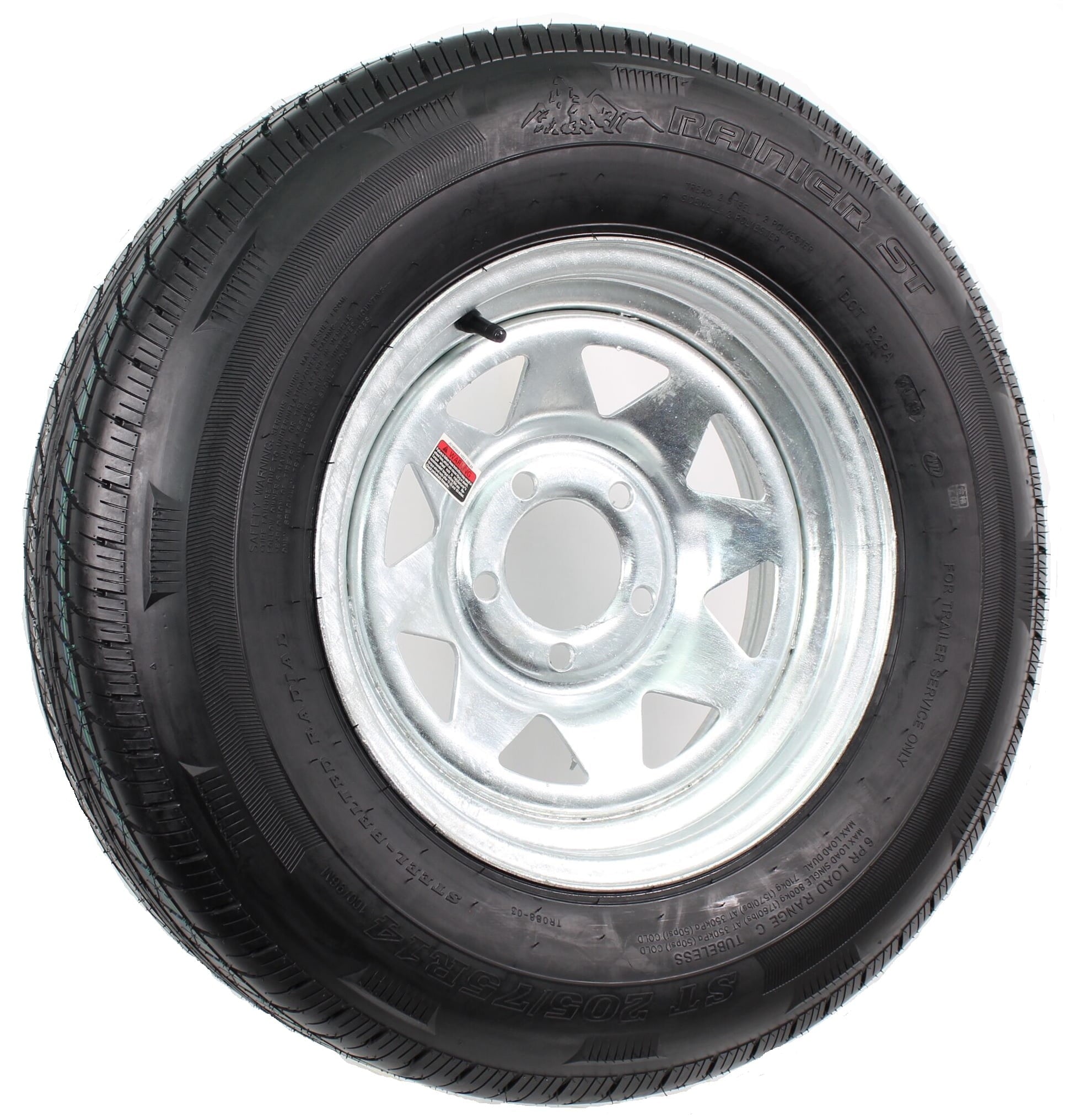 Opona Radialna na Feldze ST205/75R14 205/75-14 5-Otworowa Koło z Galwanizowanymi Szprychami