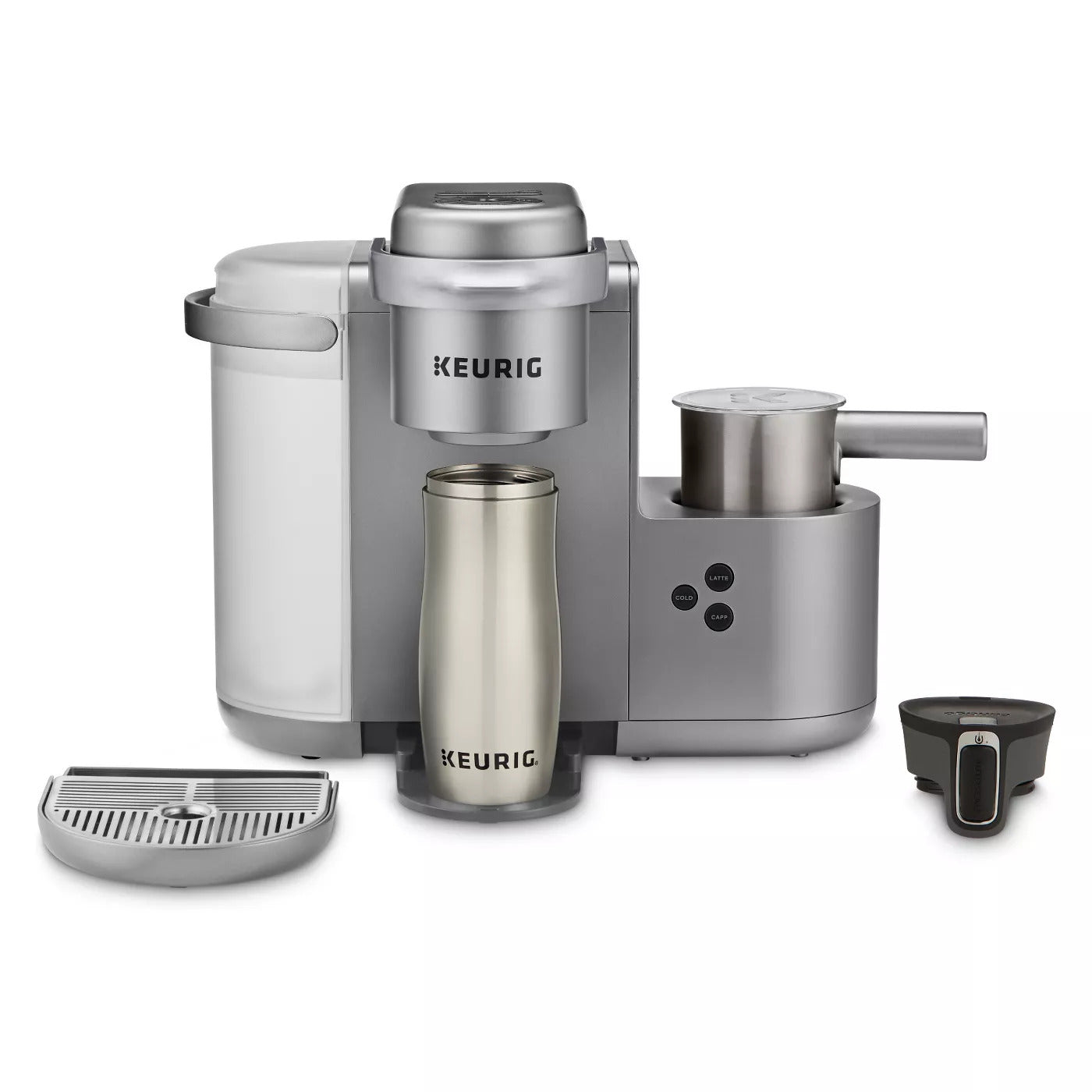 2025 Keurig K-Cafe Special Edition Jednoosobowy Ekspres do Kawy, Latte i Cappuccino – Kolor Nikiel