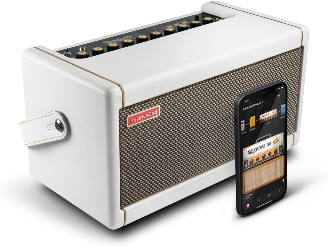 40-Watt Combo Practice Guitar Amplifier Electric Bass and Acoustic Guitar Amp with Spark Mobile App