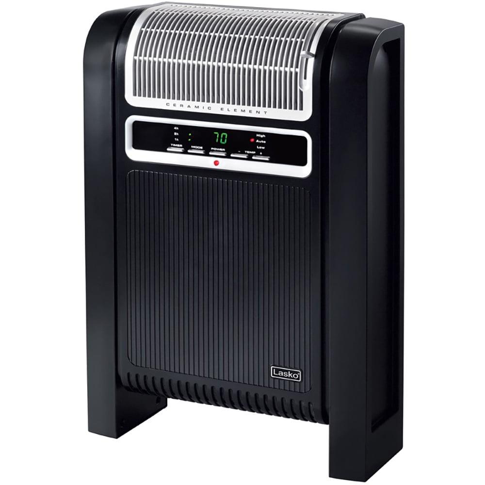 Lasko 6050 1500W Przenośny Grzejnik Ceramiczny z Cyklonicznym Systemem Kontroli Ciepła – Czarny