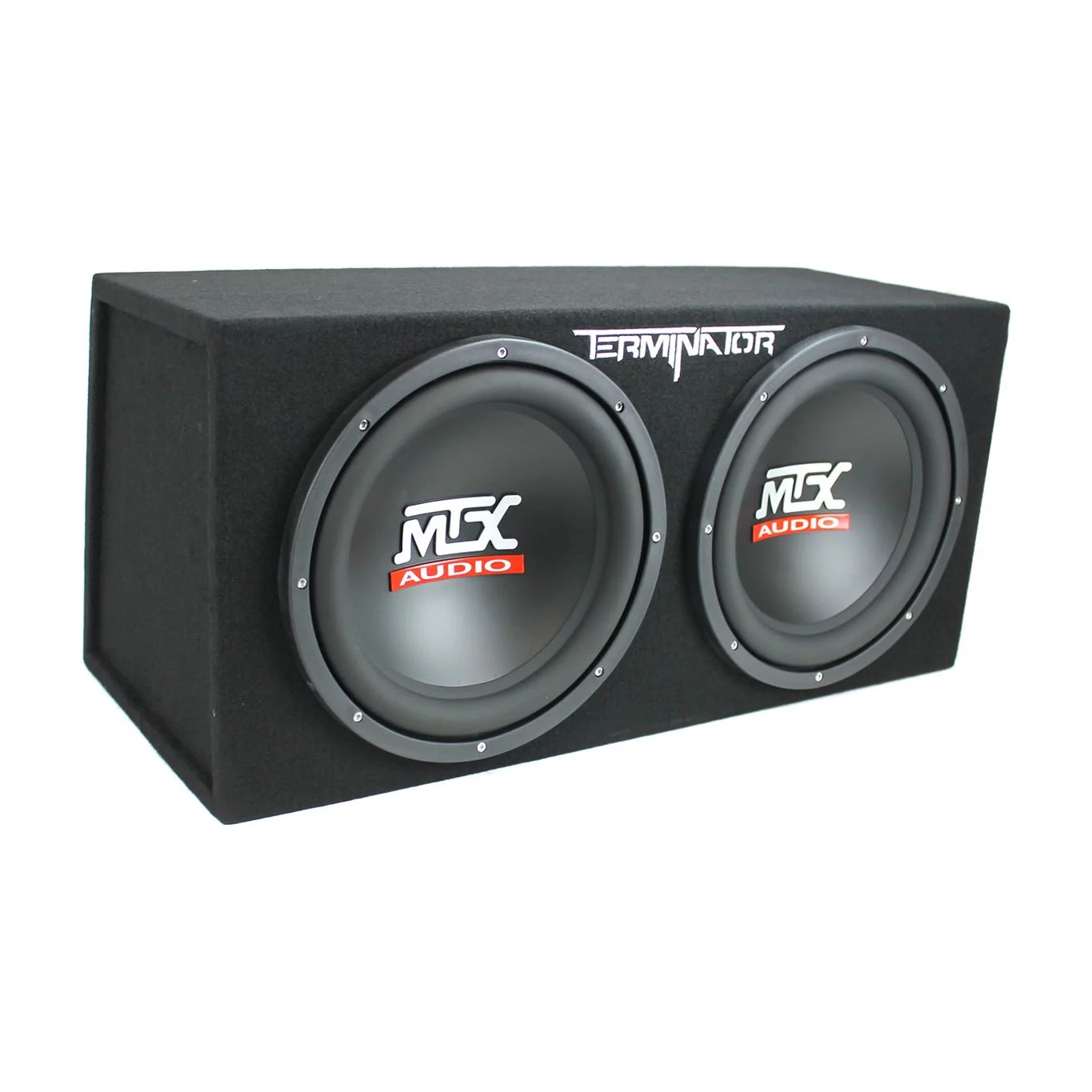 MTX TNE212D 12-Calowy Subwoofer Samochodowy 1200-Watt w Obudowie Dual Loaded (Zestaw 4 sztuki)