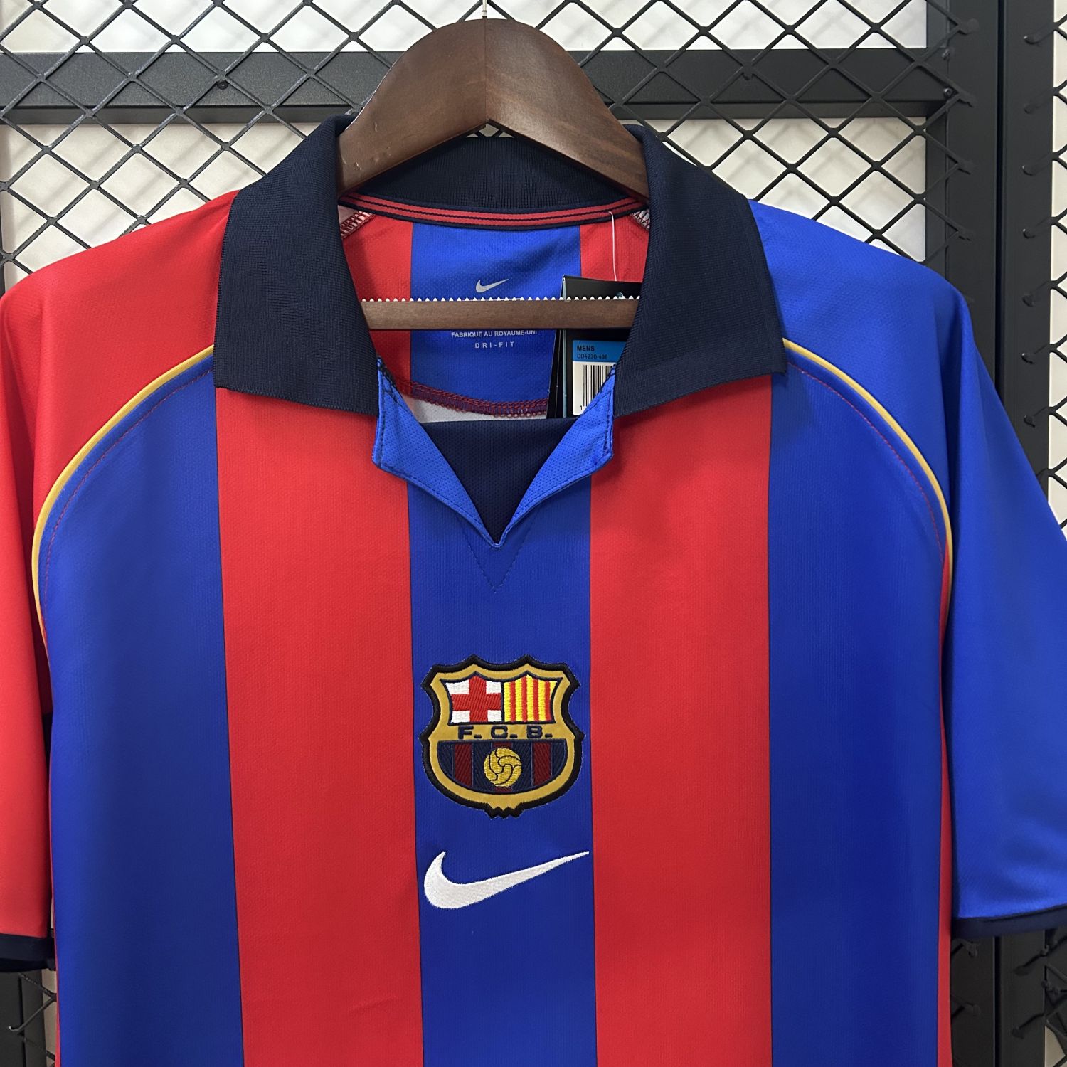 Barcelona 01/02 home Retro jersey kit shirt