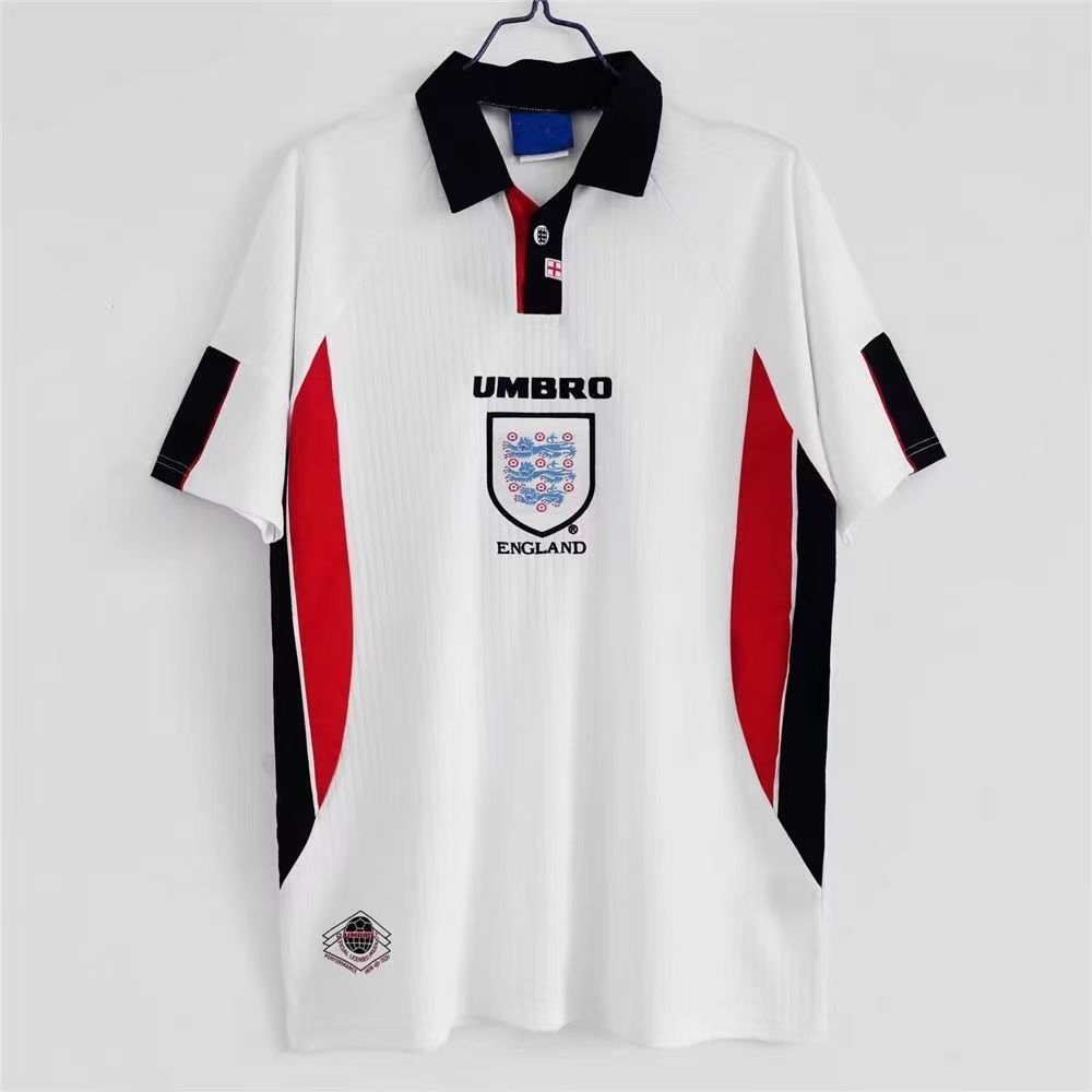 England 1998 retro home jersey kit shirt