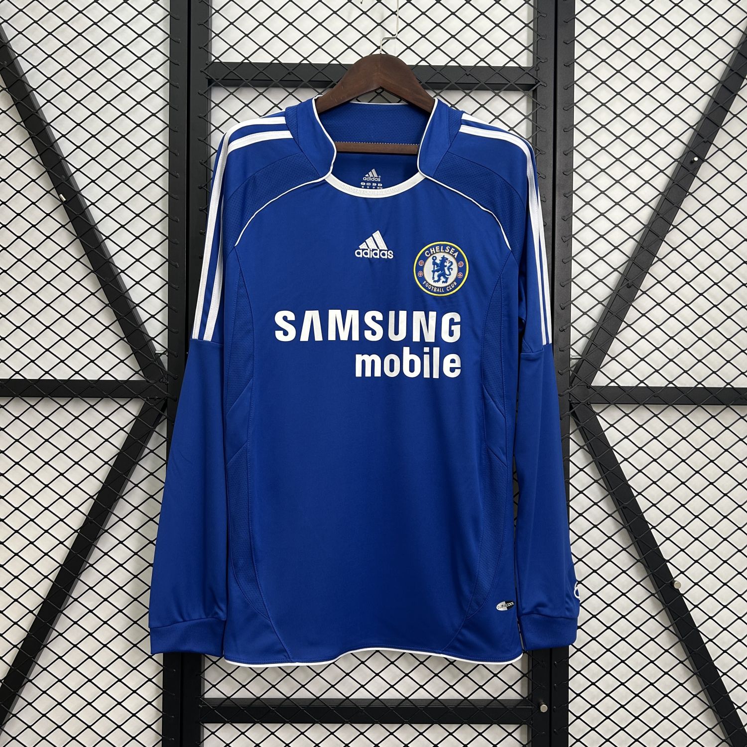 Chelsea 06/07 home Retro Long sleeve jersey kit shirt