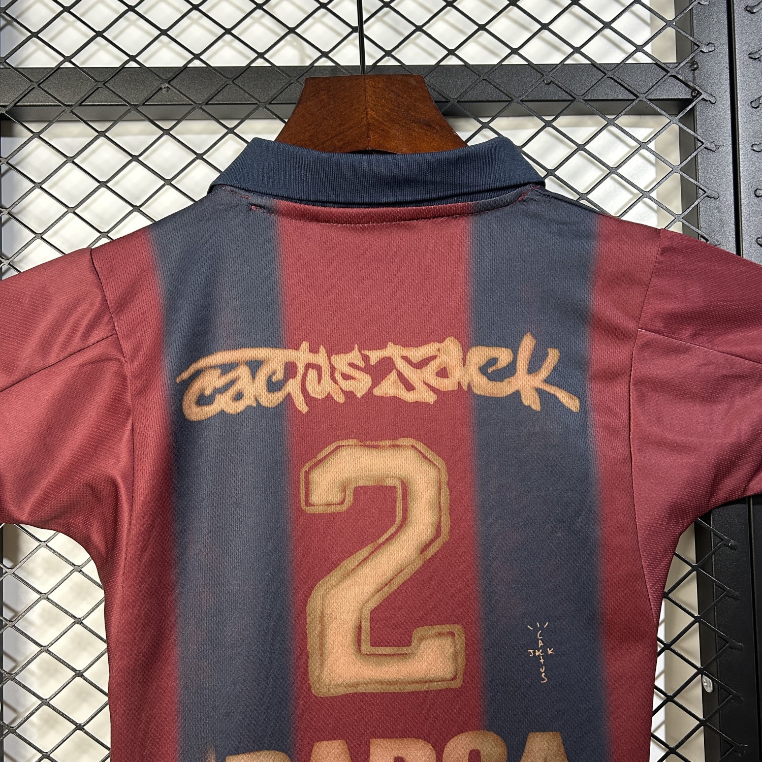 BarcelonaTravis Scott special kids jersey kit