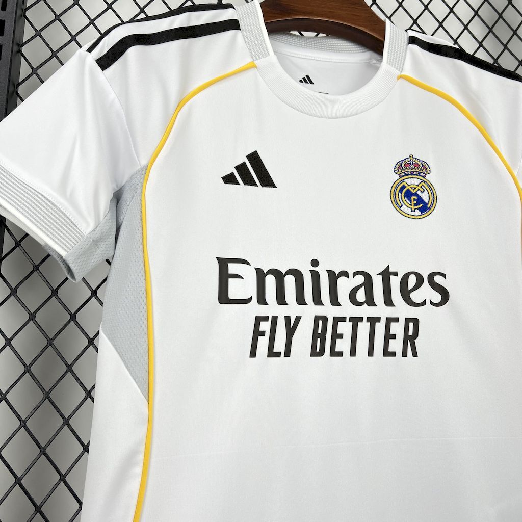 Real Madrid 25/26 home Kids jersey kit shirt