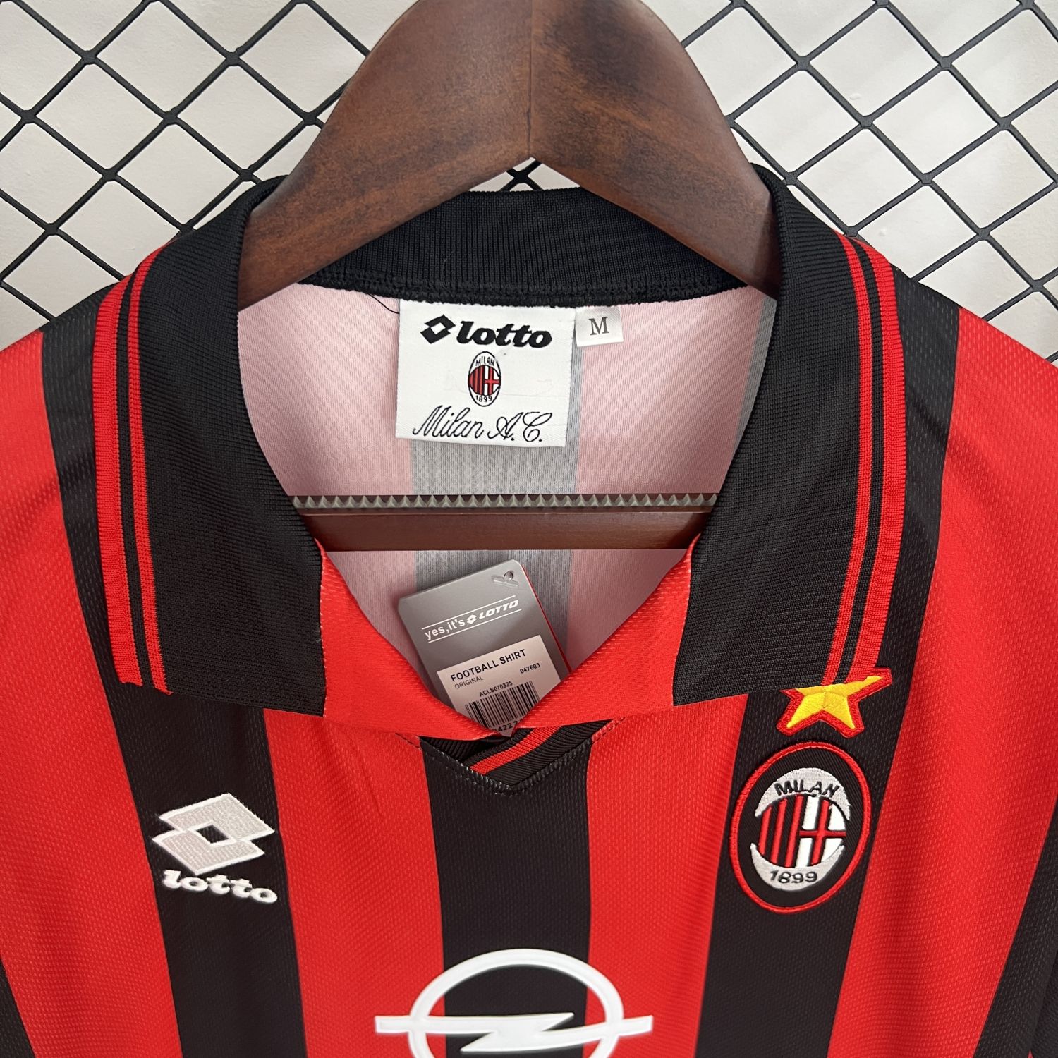AC Milan 1997/98 home Retro jersey kit shirt