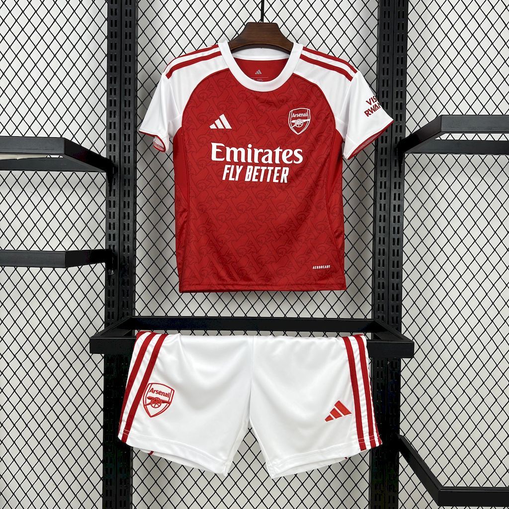 Arsenal 25/26 home Kids jersey kit