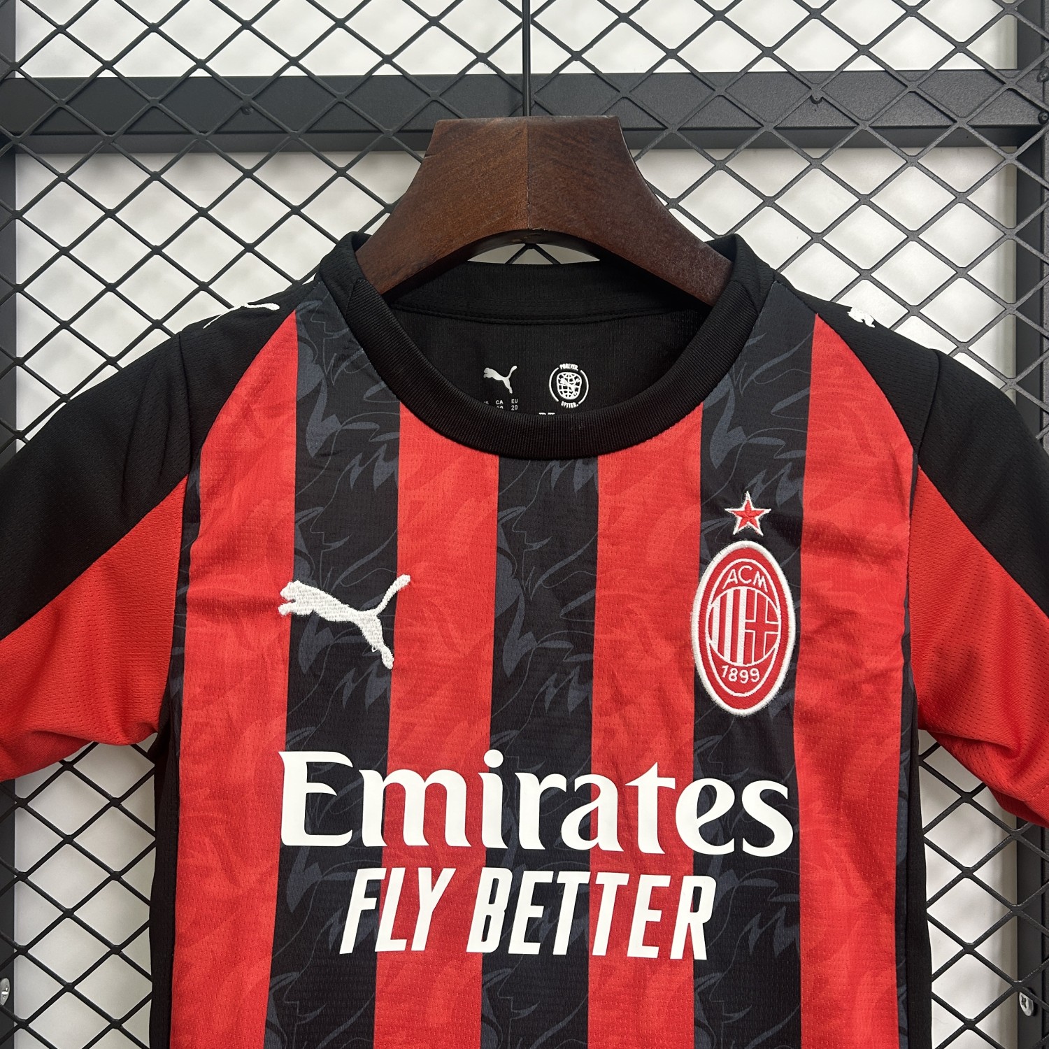 AC Milan 25/26 home Kids jersey kit shirt