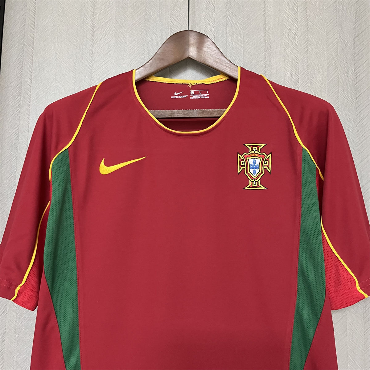 Portugal retro jersey 2002 home shirt kit