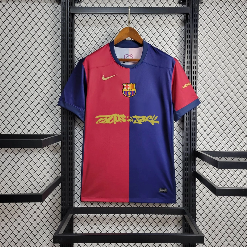 Barcelona 24/25 Travis Scott home jersey kit shirt