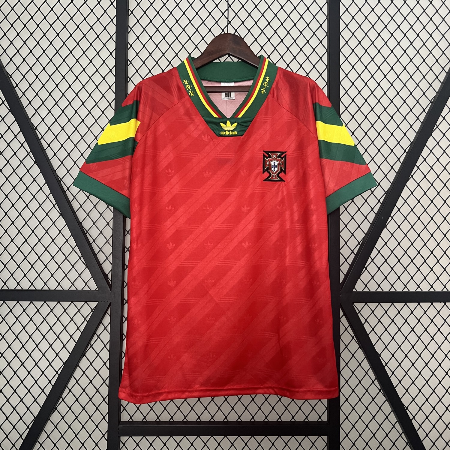 Portugal retro jersey 92-94 home shirt