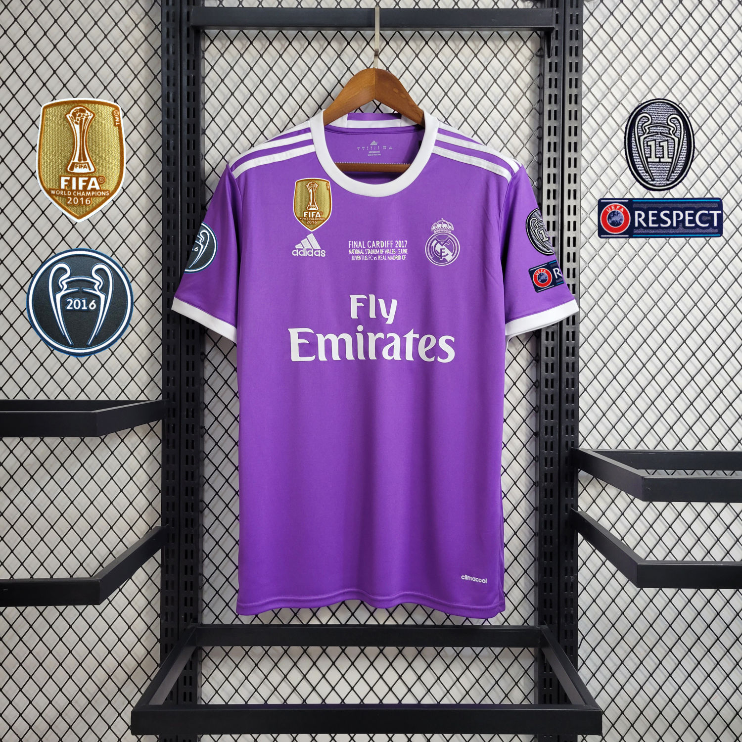 Real Madrid Retro jersey 16/17 kit shirt