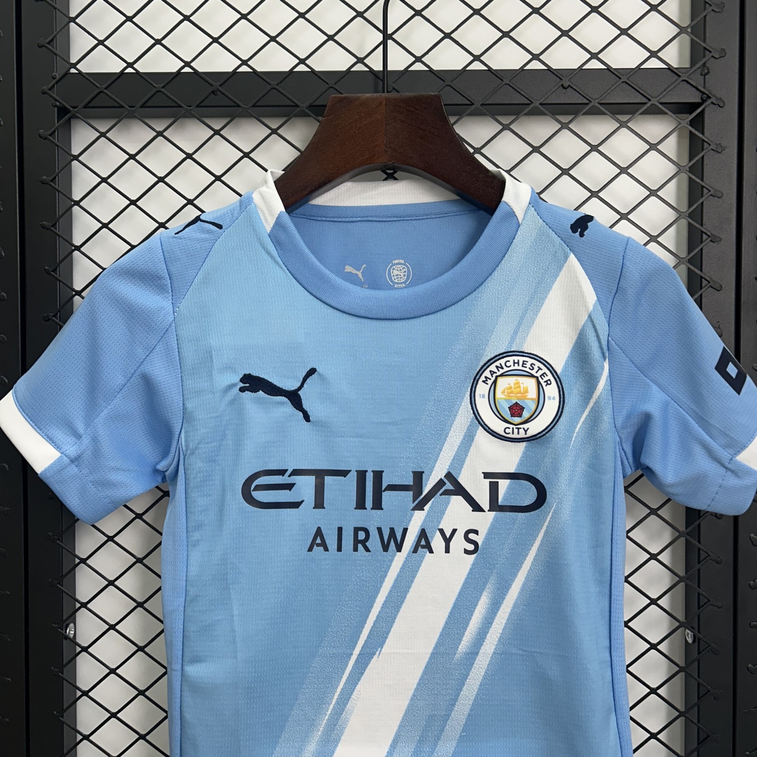 Manchester City 25/26 home kids jersey kit shirt