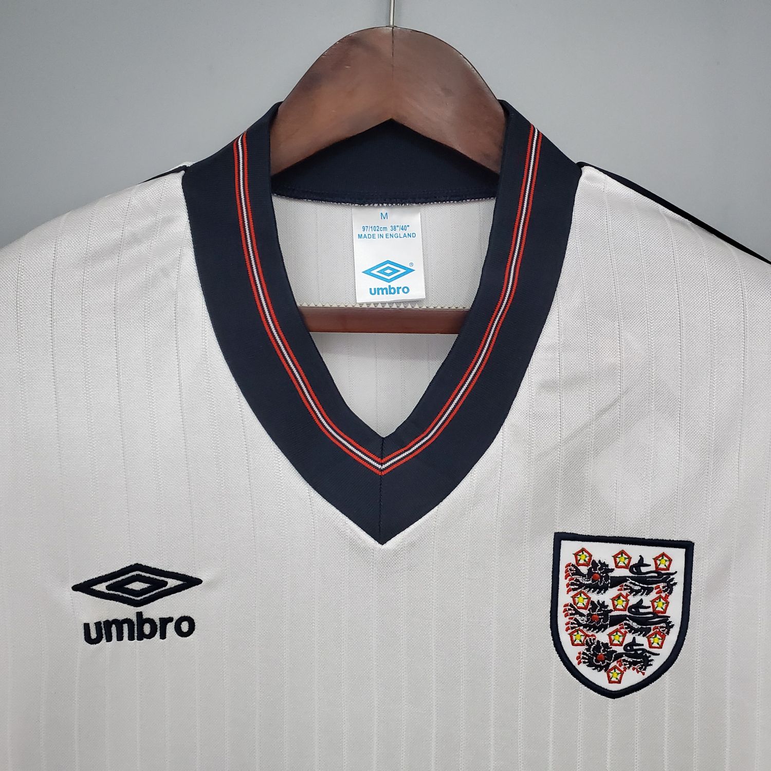 England 84/87 retro home jersey kit shirt