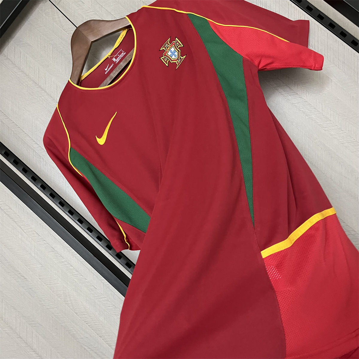 Portugal retro jersey 2002 home shirt kit