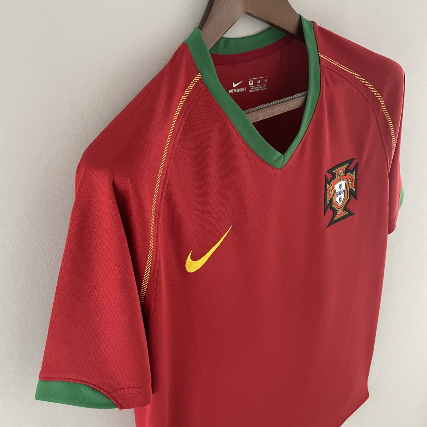 Portugal retro jersey 2006 home shirt