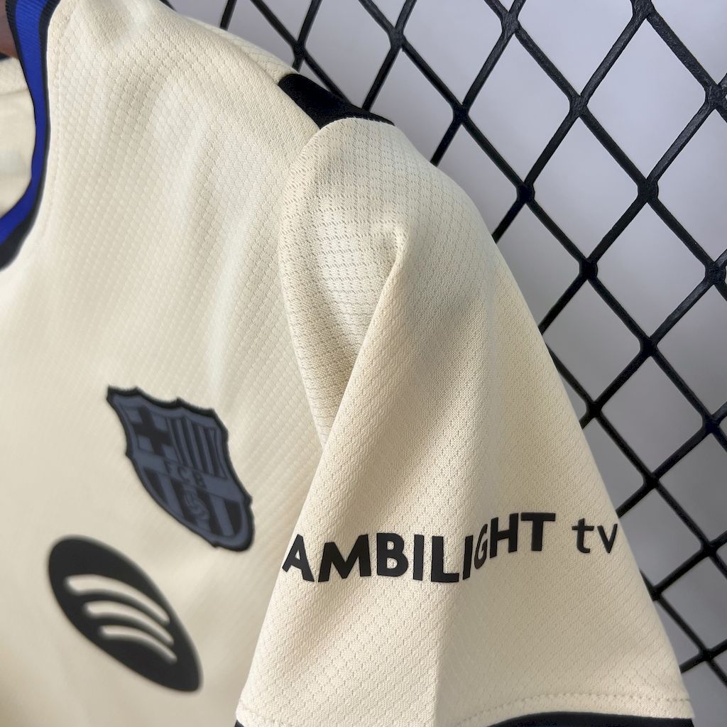 Barcelona 25/26 away kids jersey kit