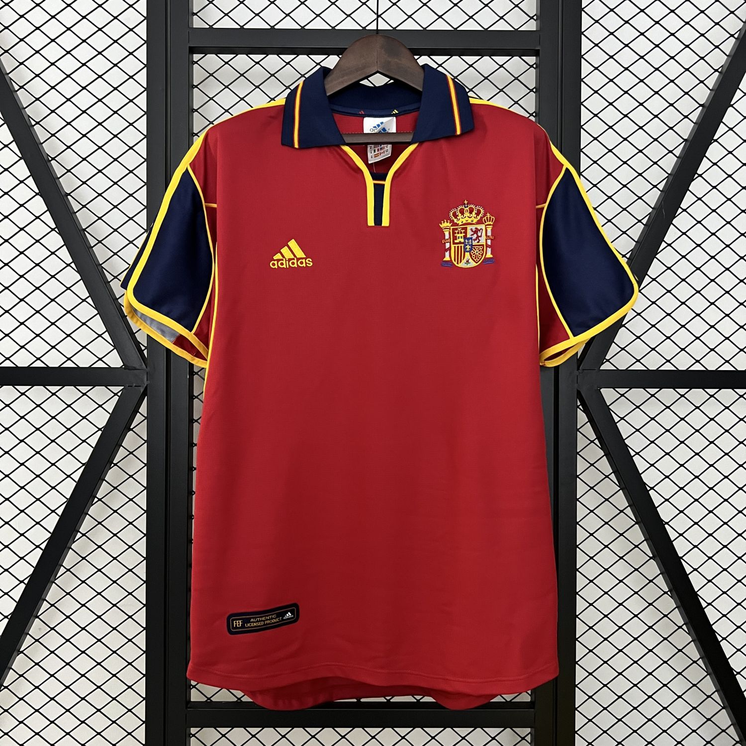 Spain 2000 home retro jersey shirt kit