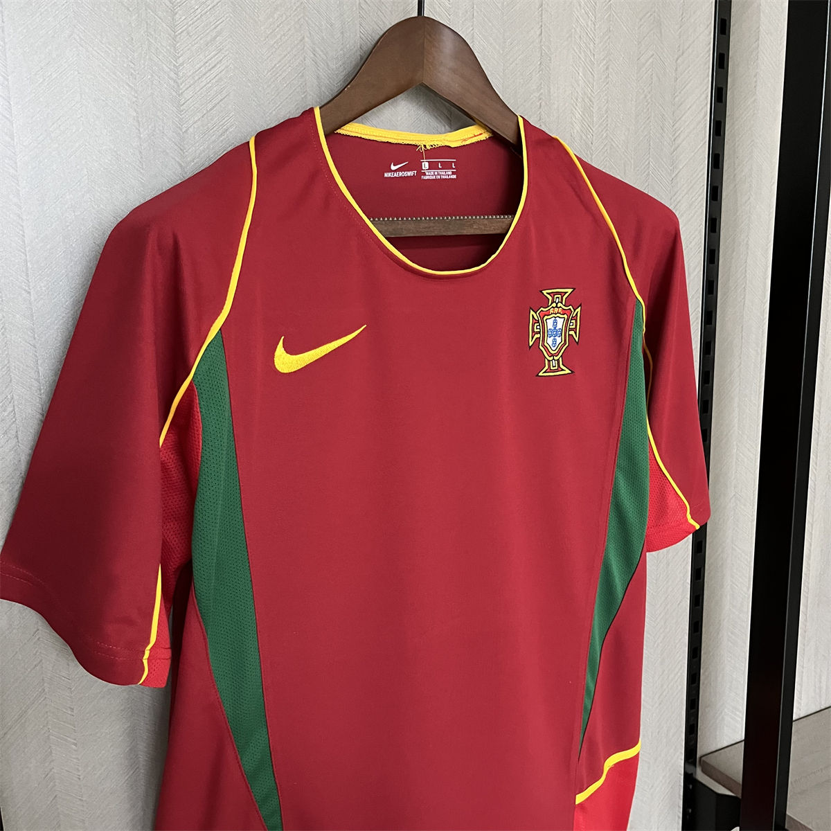 Portugal retro jersey 2002 home shirt kit