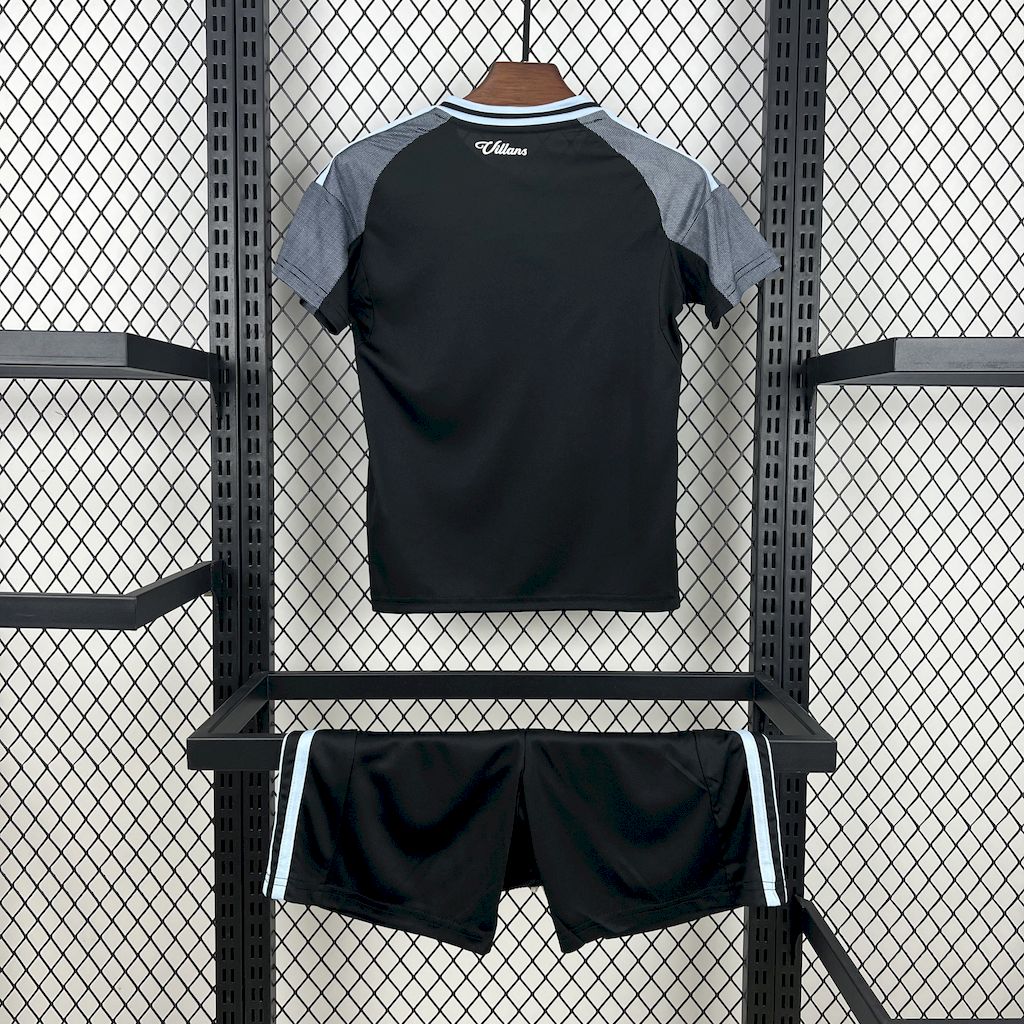 Aston Villa 25/26 away Kids jersey kit shirt