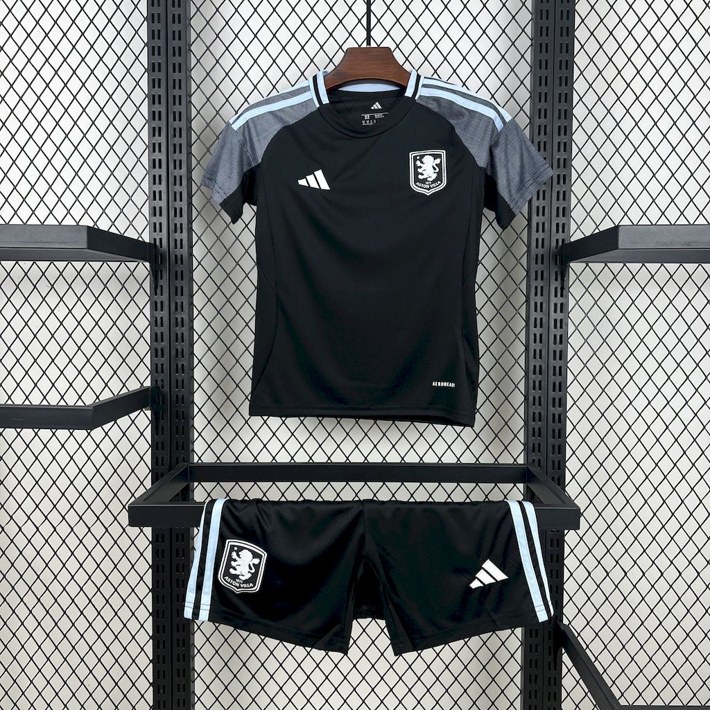 Aston Villa 25/26 away Kids jersey kit shirt